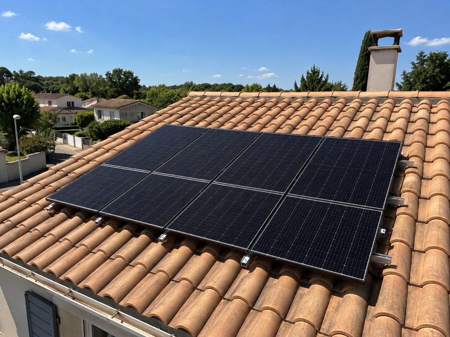 Installation d'une centrale photovoltaïque 5 kW à Nimes (30900) - Photo 01
