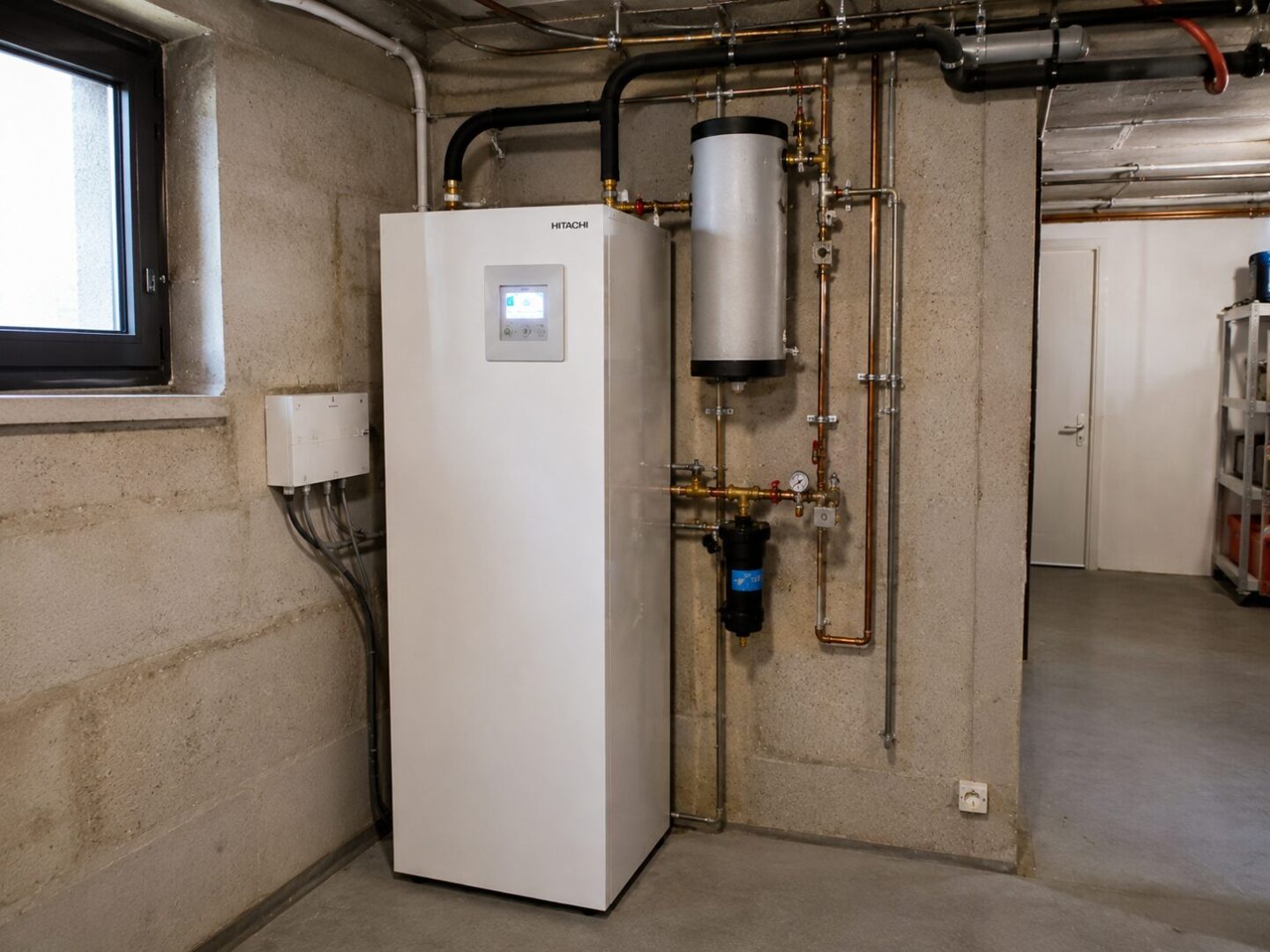 Installation d’une pompe à chaleur air/eau avec ECS à Sète (34200) - Photo 01